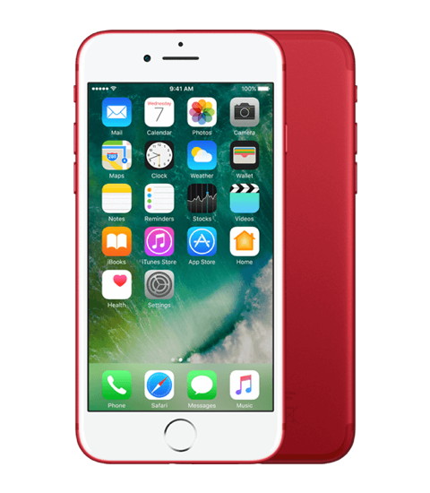 iPhone 7 Red 128GB - Refurbished los - Planet